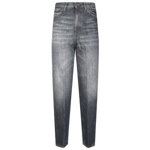 Dondup Relaxed Fit Tapered Leg Jeans With Vintage Grey Wash - NWT